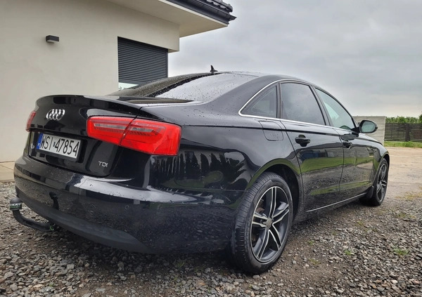Audi A6 cena 47500 przebieg: 249000, rok produkcji 2012 z Siedlce małe 154